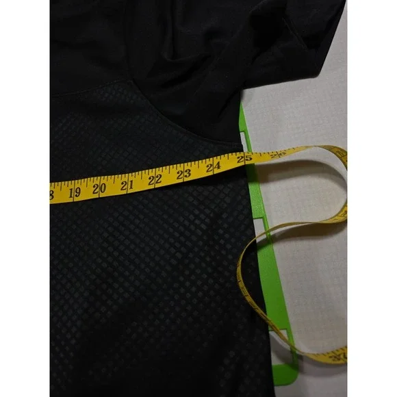 Under Armor Black and Orange Men's Heat Gear‎ Polyester Athletic Shirt Size 2XL - Picture 6 of 9